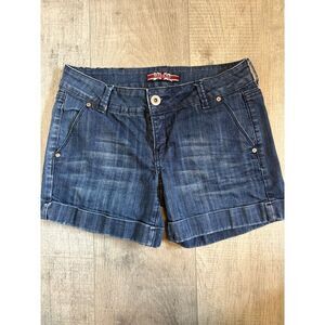 Makers Denim Cuffed Womens Shorts Size 27 EUC